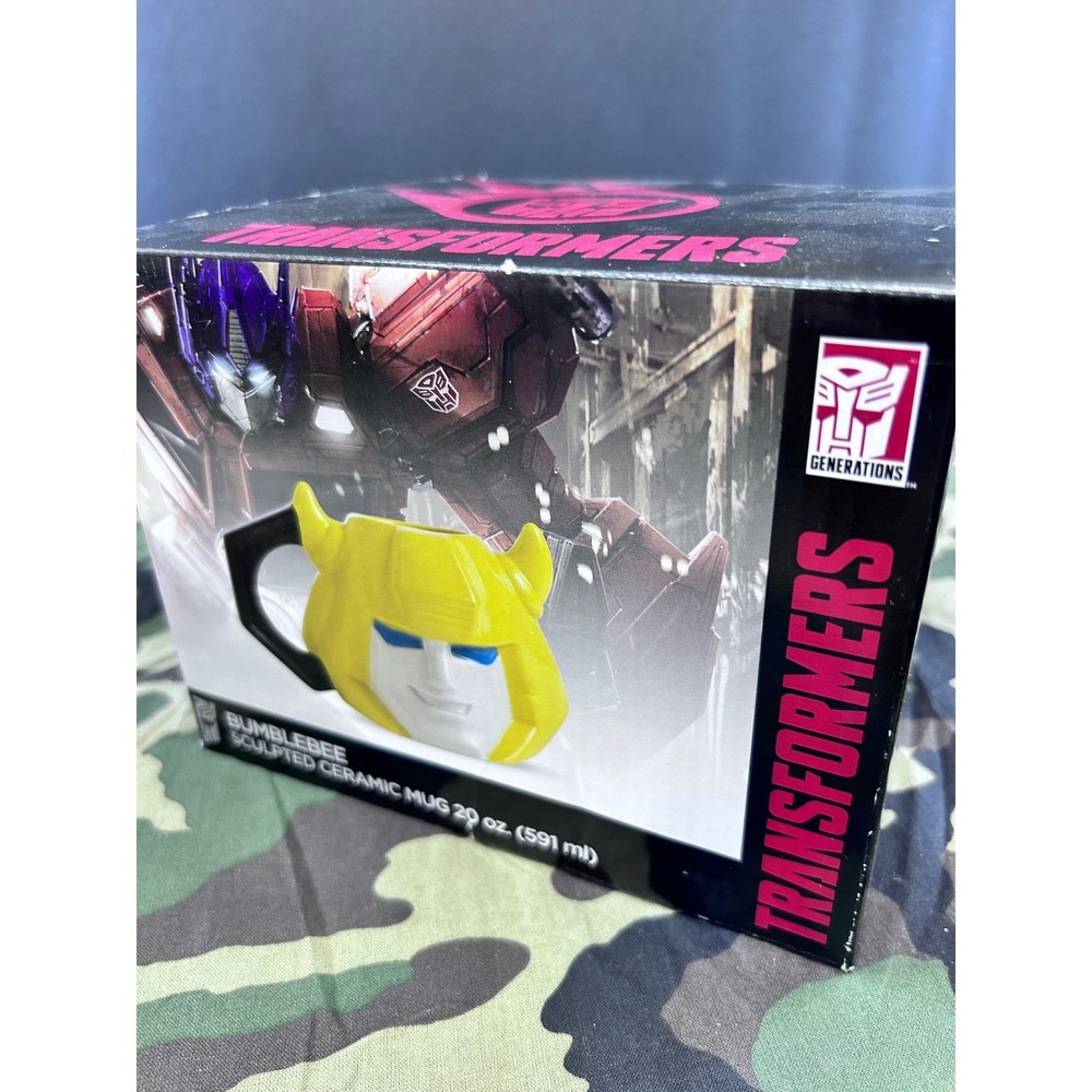 Transformers Generations Bumblebee Sculpted Ceramic Mug 20oz Vandor 41001 New